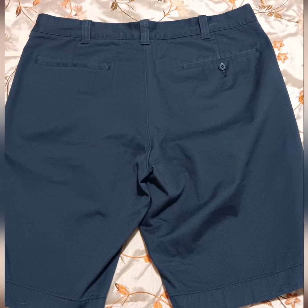 J. Crew Rivington Bundle(2) Shorts Sz33W Khaki/ Navy Blue Flat Front - Picture 5 of 14